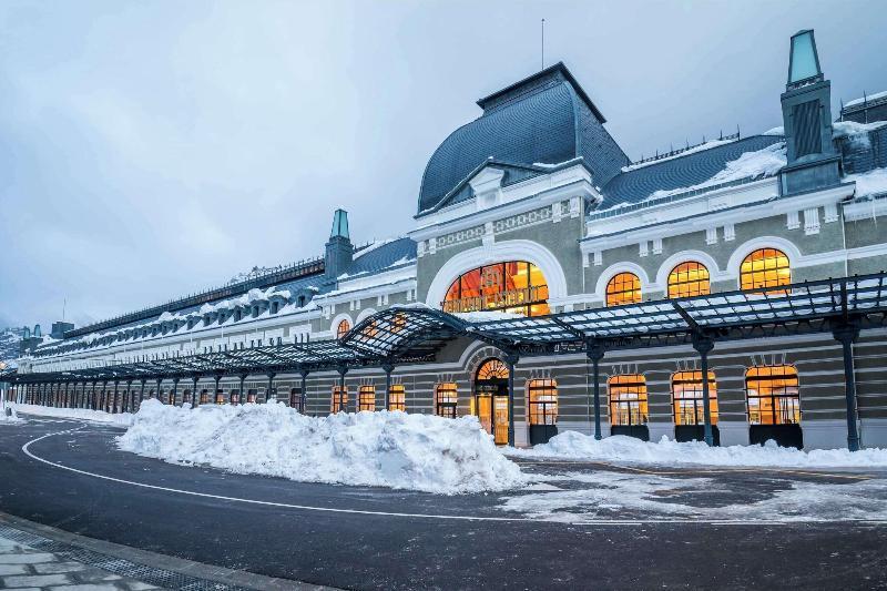 Canfranc Estacion Royal Hideaway Hotel Buitenkant foto